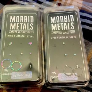 13 never worn nose rings